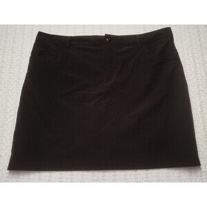 Eddie Bauer Women's Adventurer Black Skort Size 16